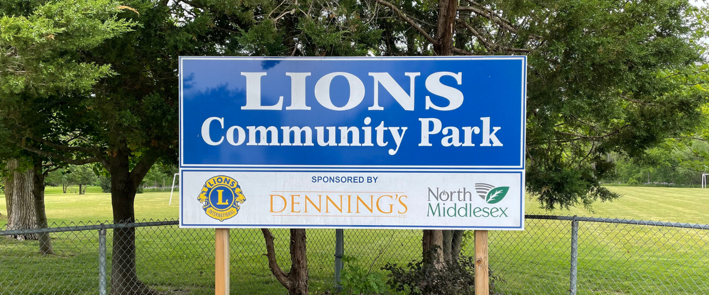 lions community park signage