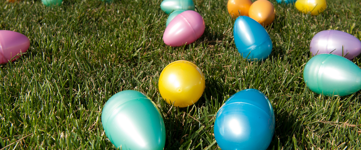 Easter Eggs in Grass