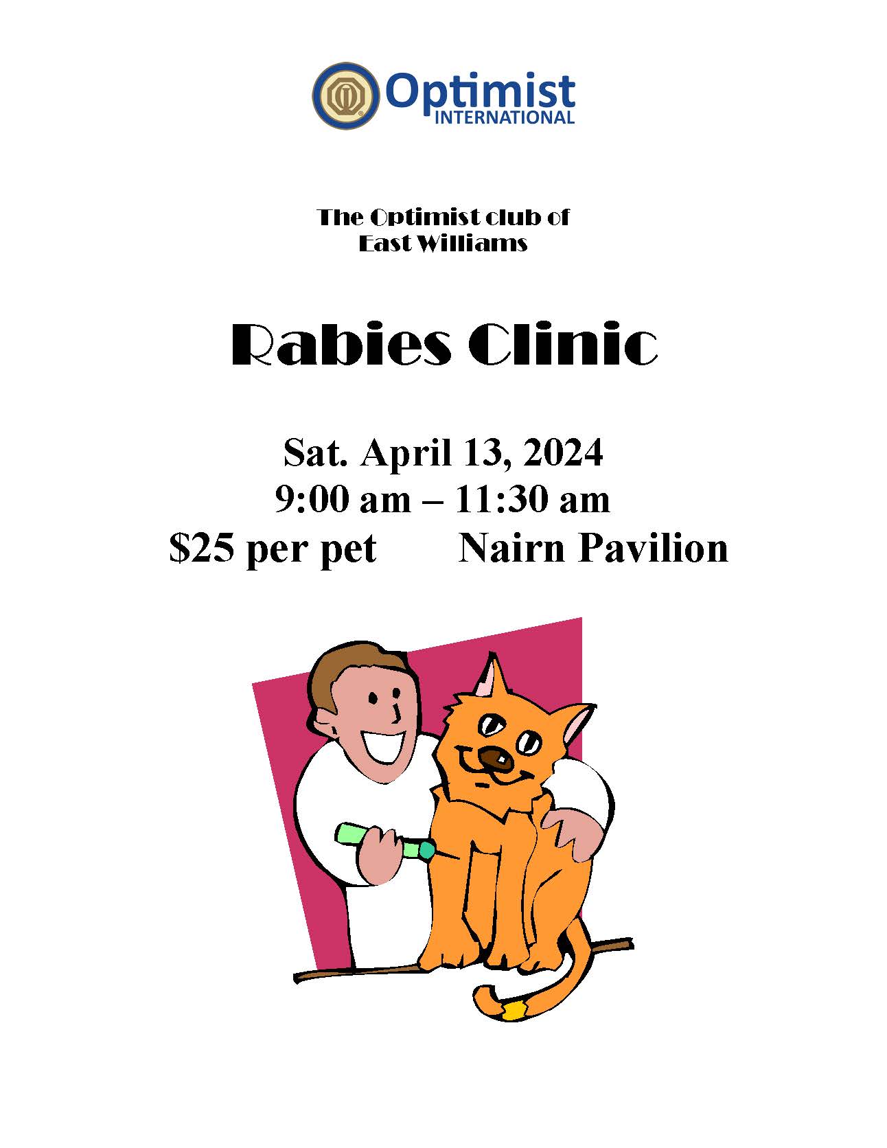 Rabies Clinic Flyer