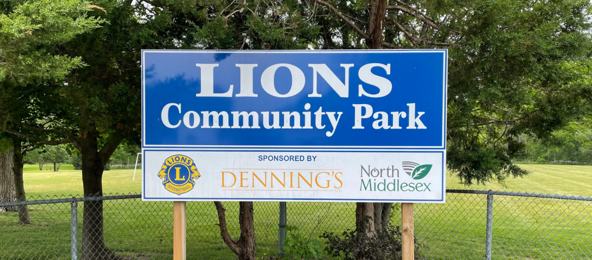lions community park signage
