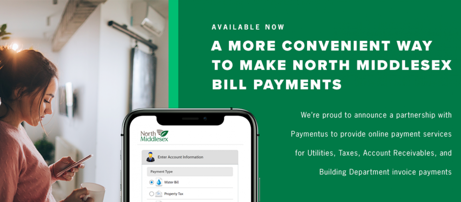 Make Payments Online Via Paymentus North Middlesex