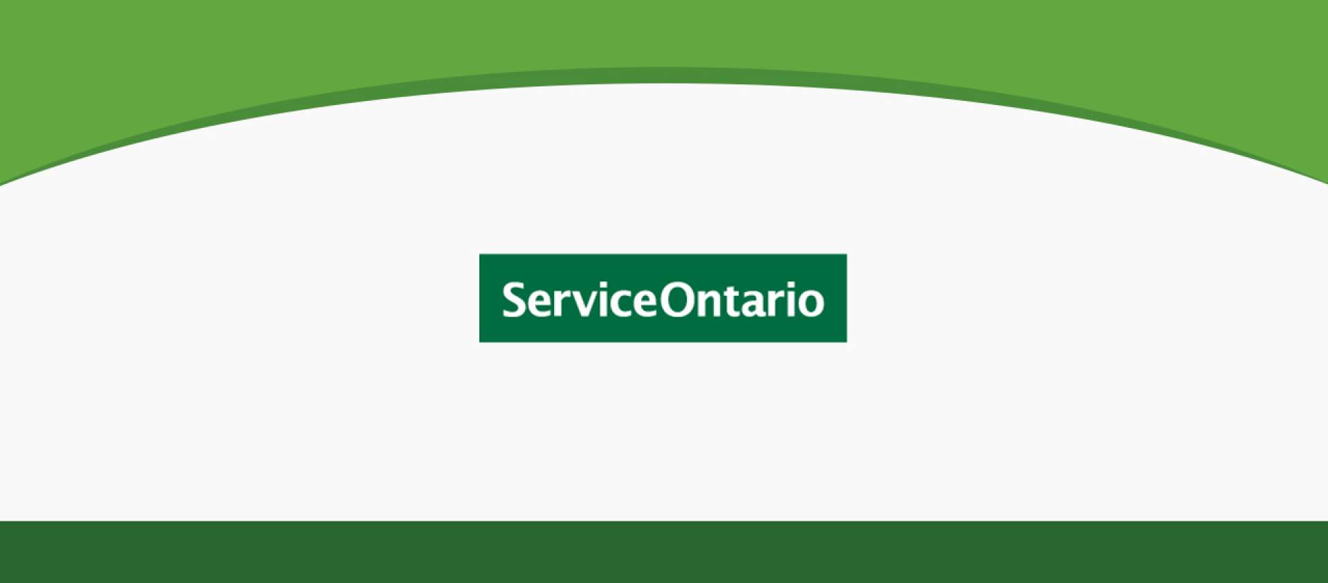 Service Ontario closed