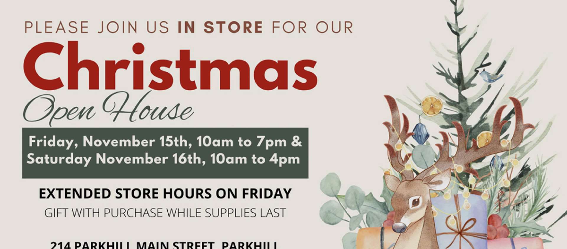 Christmas Open House