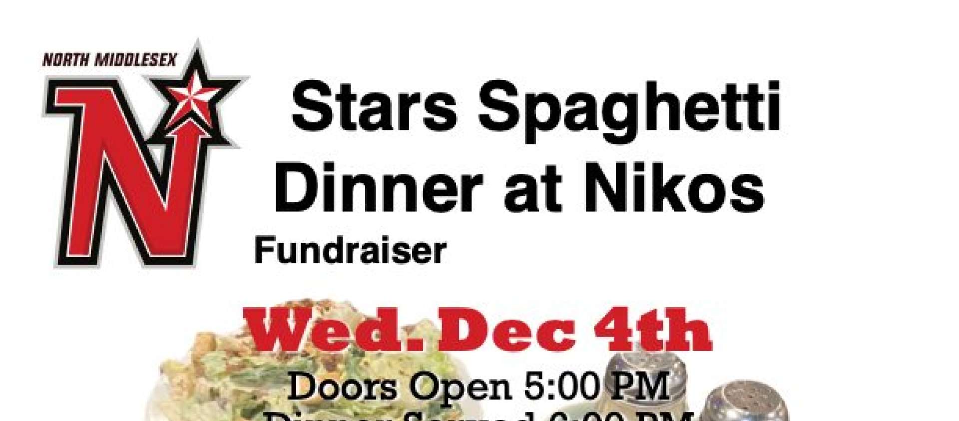 Stars Spaghetti Dinner