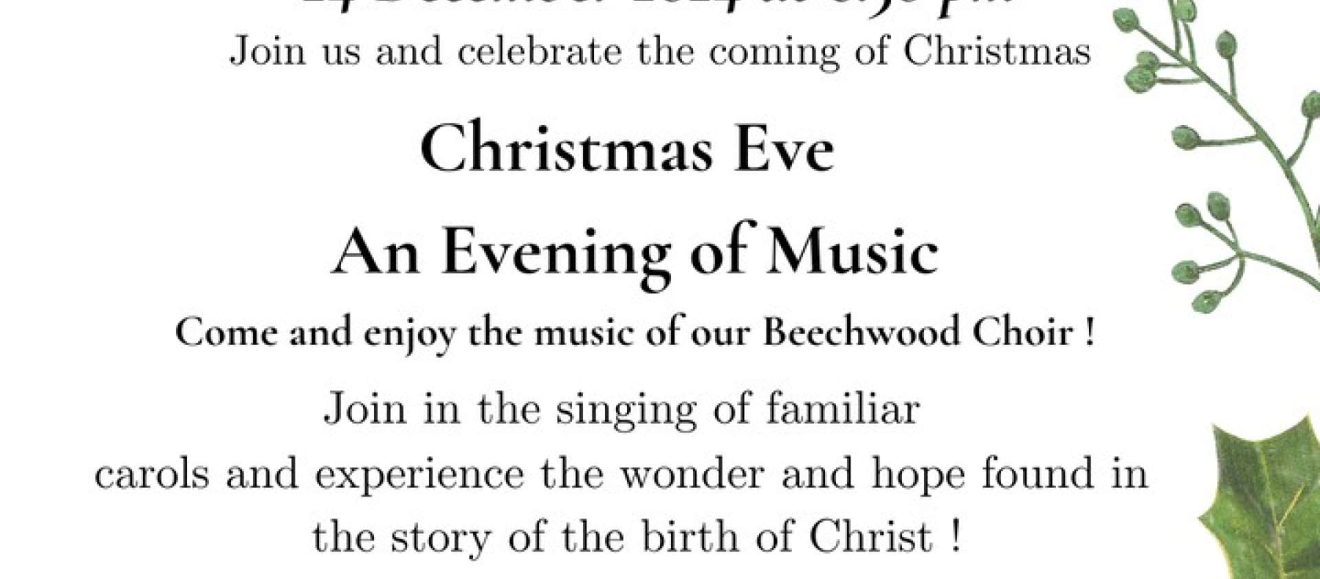 Christmas Eve in Beechwood