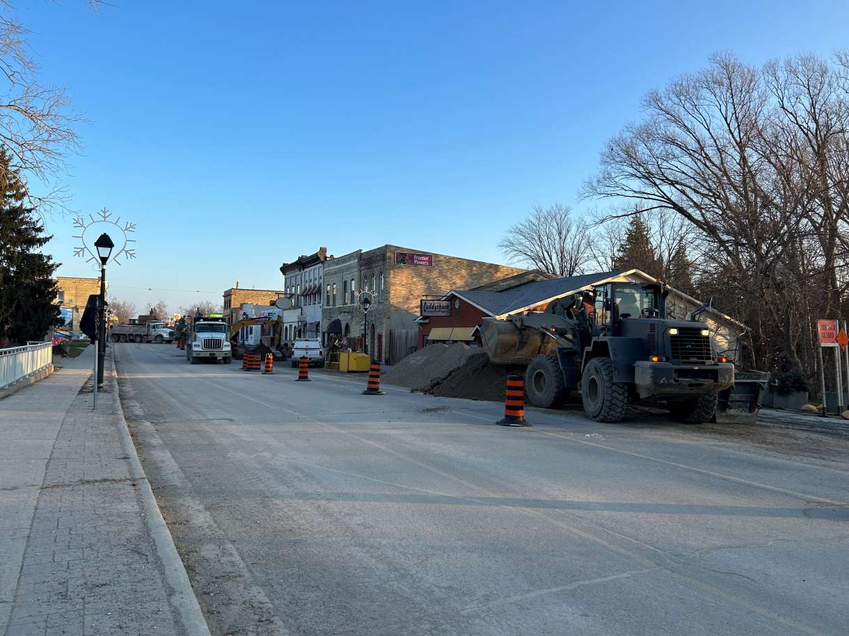 Parkhill Main Street Construction January 9, 2023