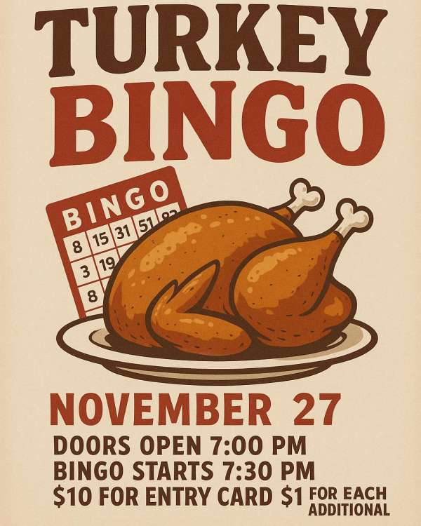turkey bingo