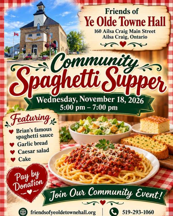 spaghetti dinner
